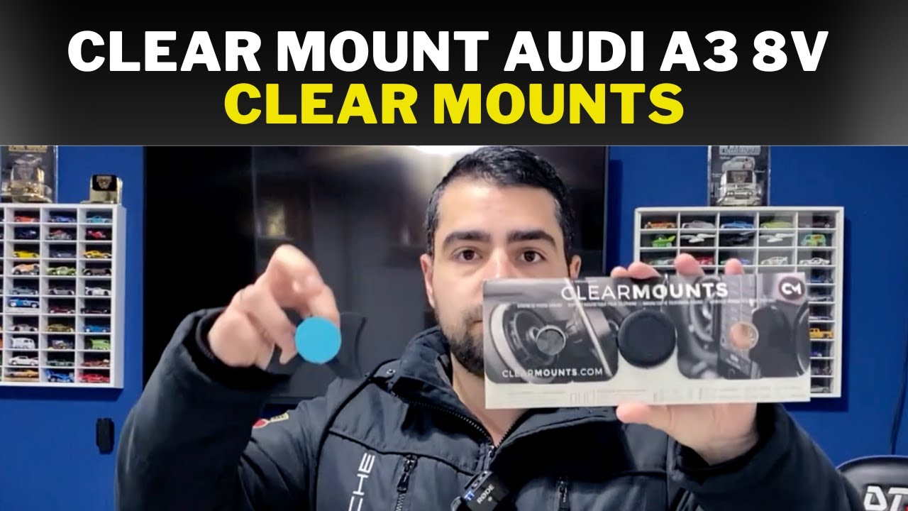 CLEAR MOUNT AUDI A3 8V CELL PHONE HOLDER