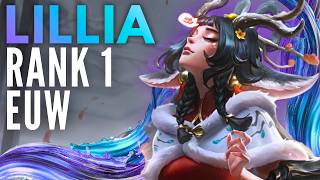 Rank 1 Lillia Jungle Dominating Masters Elo EUW