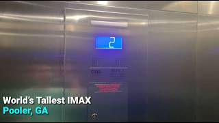 OTIS Gen2 MRL traction elevators - Royal Cinemas / World’s Tallest IMAX - Pooler, GA