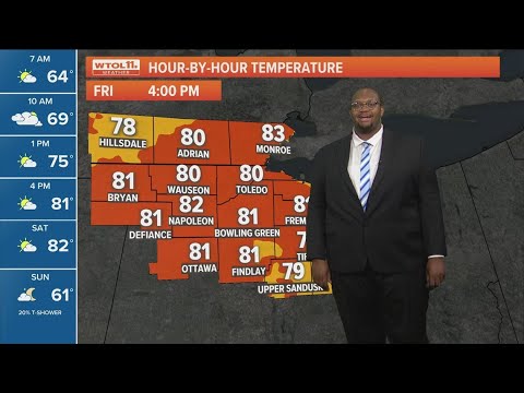 Dry, partly cloudy skies Friday; highs in mid-80s through weekend ...