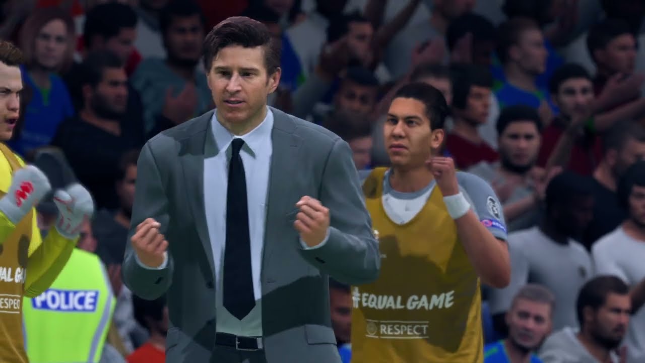 Адам Лаллана забивает гол за «Ливерпуль» в матче против «Медзь Легница» — режим карьеры FIFA 19 в...