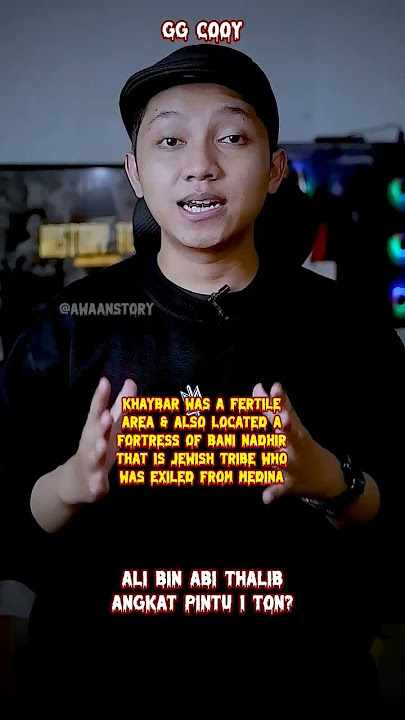 ALI BIN ABI THALIB! 😎 ANGKAT PINTU SEBERAT 1 TON? REAL? #shorts