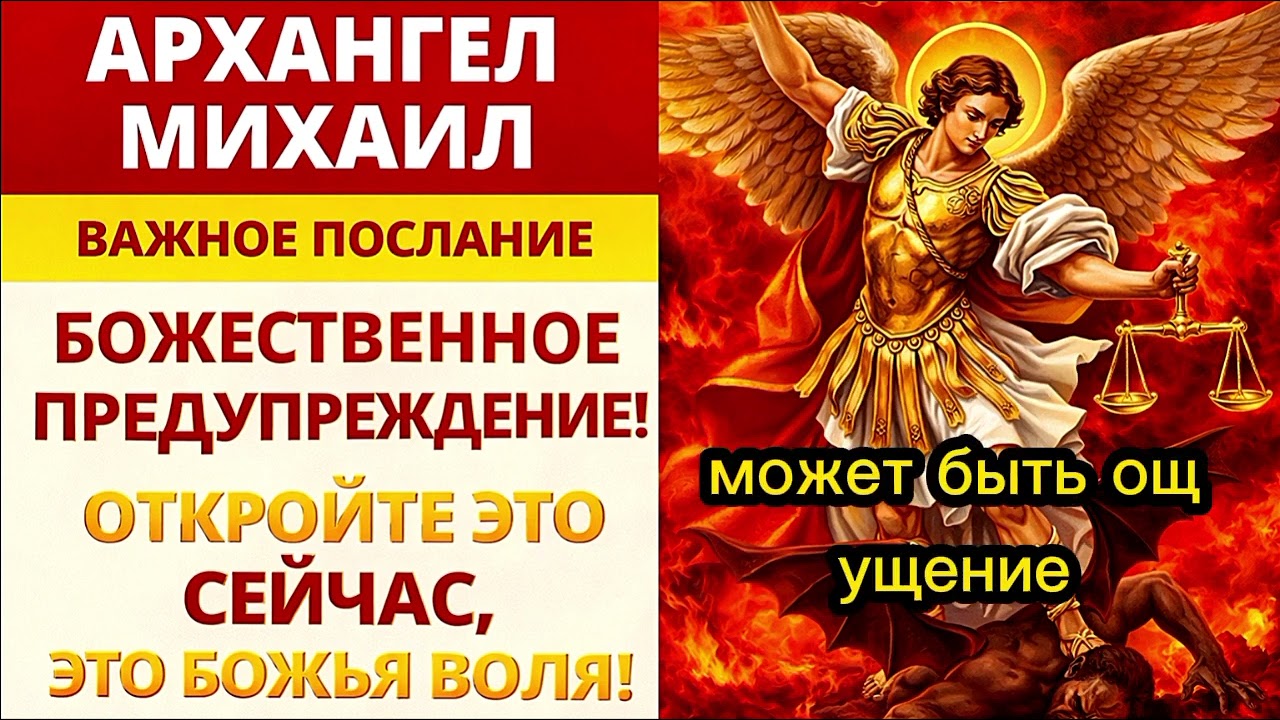 ⚠️ АРХАНГЕЛ МИХАИЛ ПРЕДУПРЕЖДАЕТ ВАС! ЭТО ПОСЛАНИЕ НЕЛЬЗЯ ИГНОРИРОВАТЬ… ОТКРОЙТЕ СЕЙЧАС