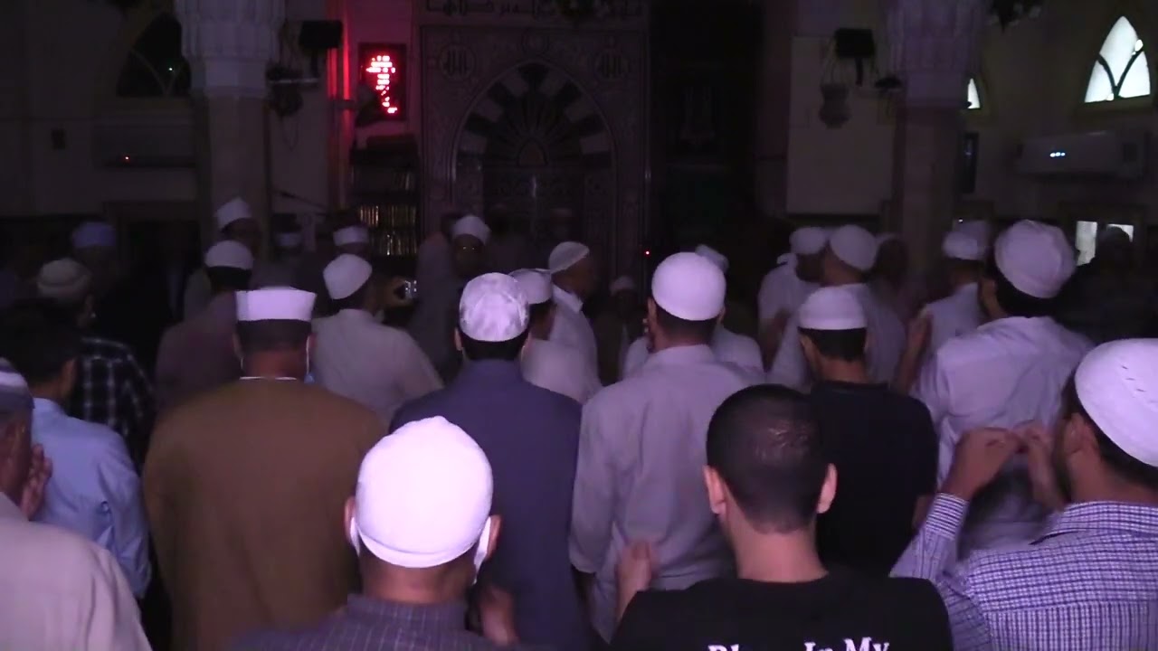 مجلس الذكر بمسجد ابو بكر الصديق في الإحتفال بالمولد النبوي الشريف