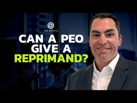 Can a PEO Give a Reprimand | Can a PEO Administer a Reprimand