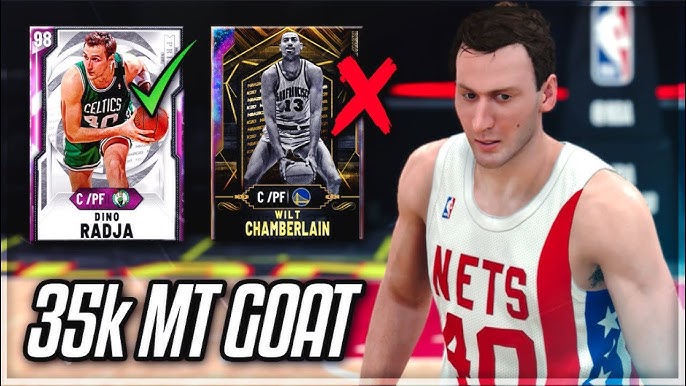 PINK DIAMOND DINO RADJA GAMEPLAY! TOP 3 PF IN NBA 2K23 MYTEAM