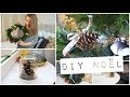 DIY DECO NOËL 🎄 (Couronne, Ornement de sapin et de table)