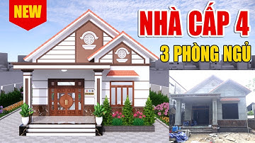 NHÀ CẤP 4 MÁI THÁI diện tích 8,8x15,4m đầy đủ công năng sử dụng
