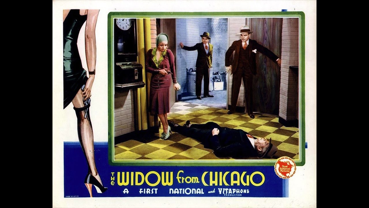 The Widow from Chicago (1930) Pre-Code film with Alice White, Edward G. Robinson