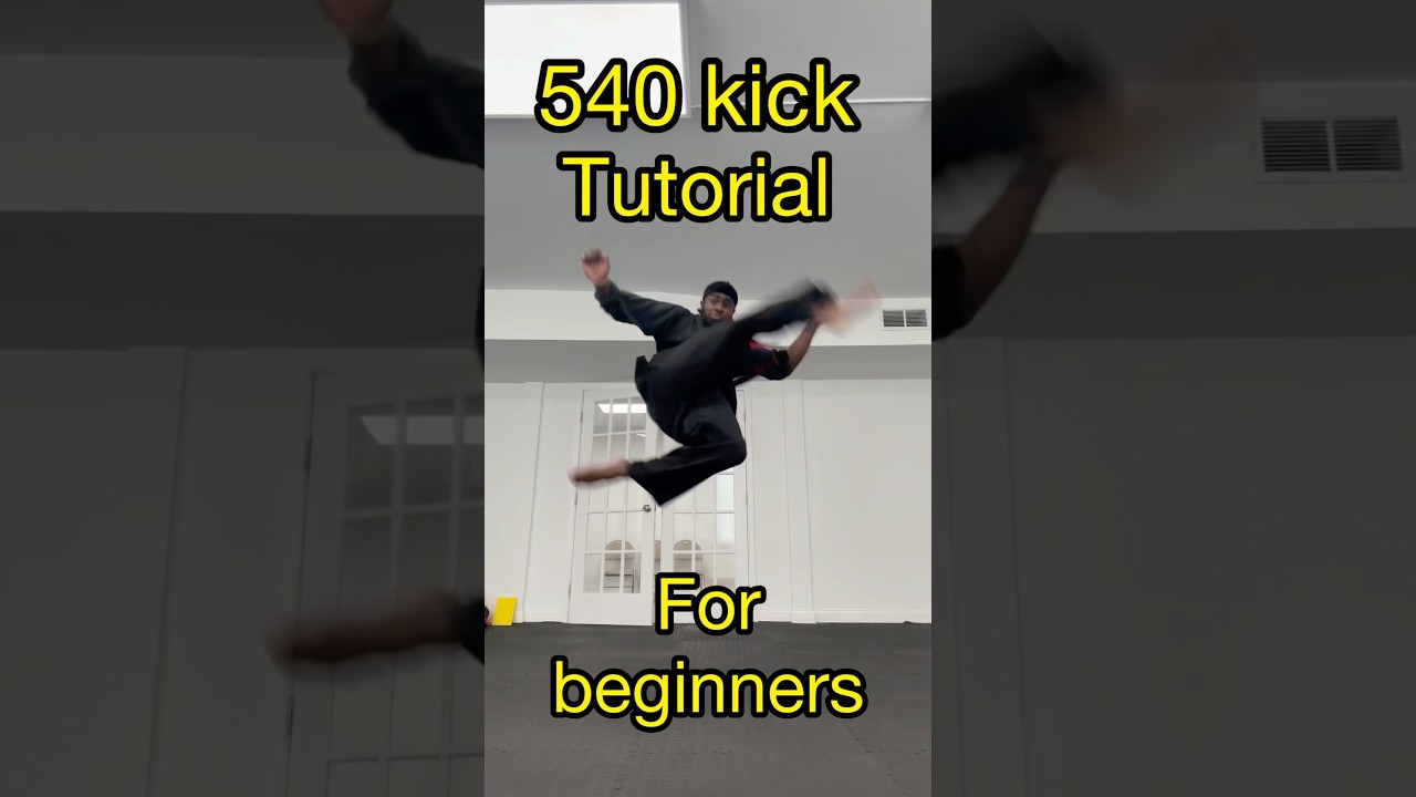 540 Kick Tutorial for beginners 🥋 