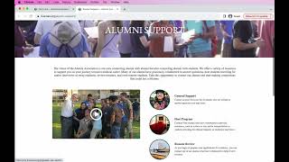 Website Tutorial: How to Connect with Alumni