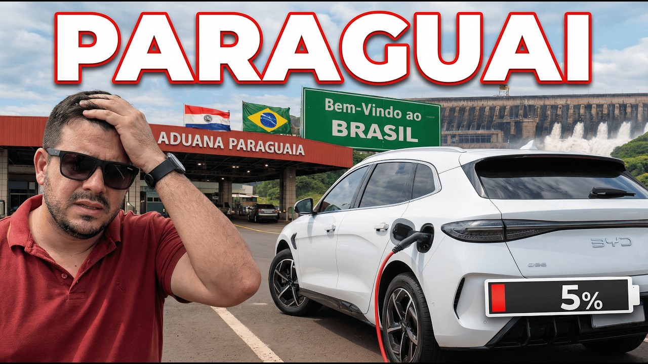 Voltar do PARAGUAI de Carro Elétrico é mais DIFÍCIL do que parece!