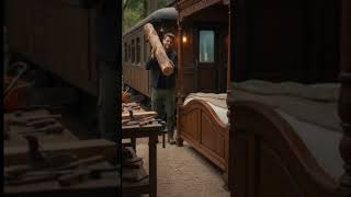 🤑From Abandoned Train to Luxury Forest Home|Amazing Transformation #motivation #trending #subscribe