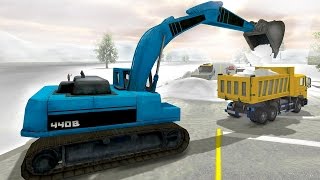Heavy Snow Excavator Simulator (by Brilliant Gamez) Android Gameplay [HD] screenshot 4