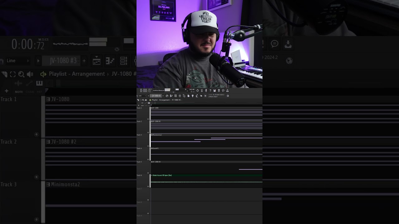 How to make a Larry June type beat 🍊 #flproducer #rapper