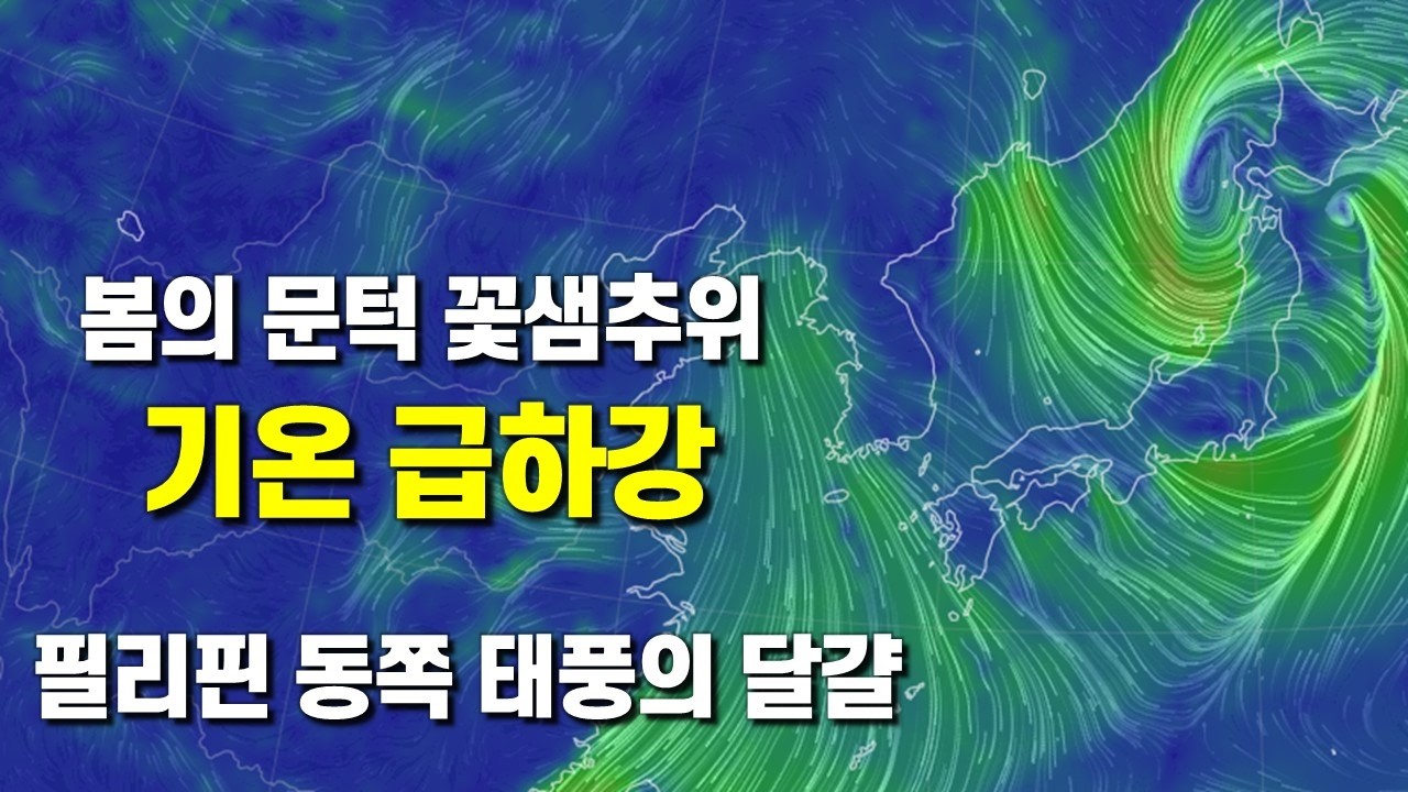 봄의 문턱에서 기온이 급하강하고 잠시 겨울로 되돌아갑니다.