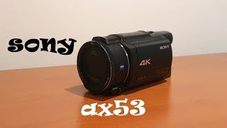 Sony Ax53 Videocamara Review