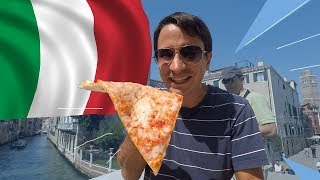 Es RICA la PIZZA ITALIANA? | 5 Comidas Callejeras!!🍕🍕🍿