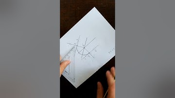 External intersection of two intersecting lines, part 2 #drawing #mathematics #art #easydrawing