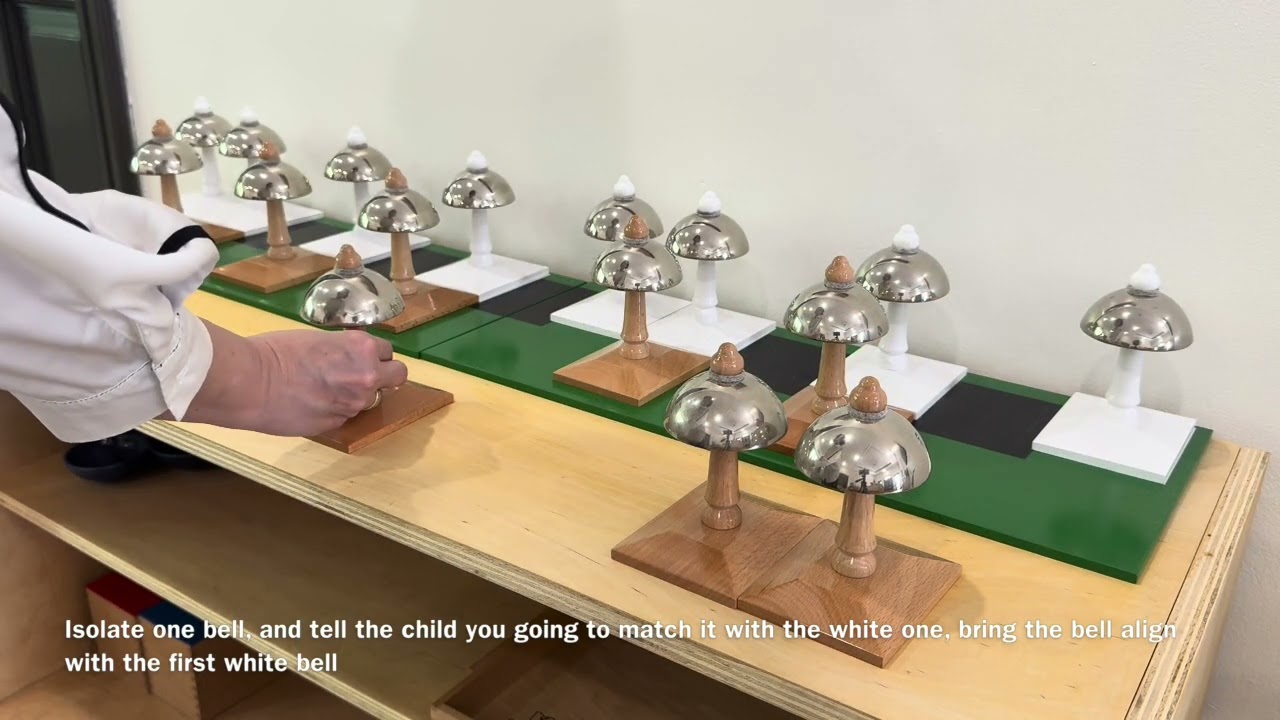 Montessori Bells Presentations | Auditory Sense Activity (AMI Approach)