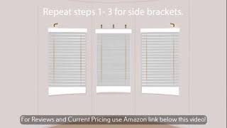 Decopolitan Bay Window 3/4" Black Ball Drapery Rod Set HDVSN
