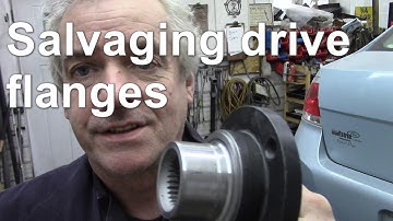 Salvaging LT230 drive flanges!