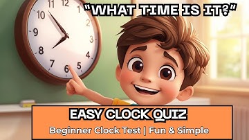 Basic Clock Math Quiz | Learn Time Easily #mathematics #maths #timequiz #clockquestions #mathquiz