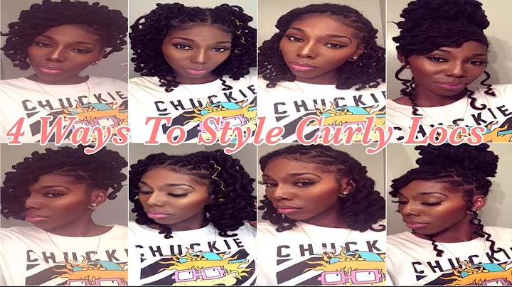 4 Ways To Style Curly Locs