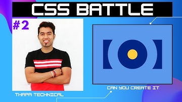 🔴 CSS BATTLE Challenge No 3 Solved✌ What