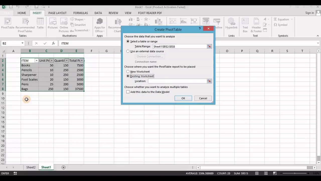 Pivot Tables - YouTube