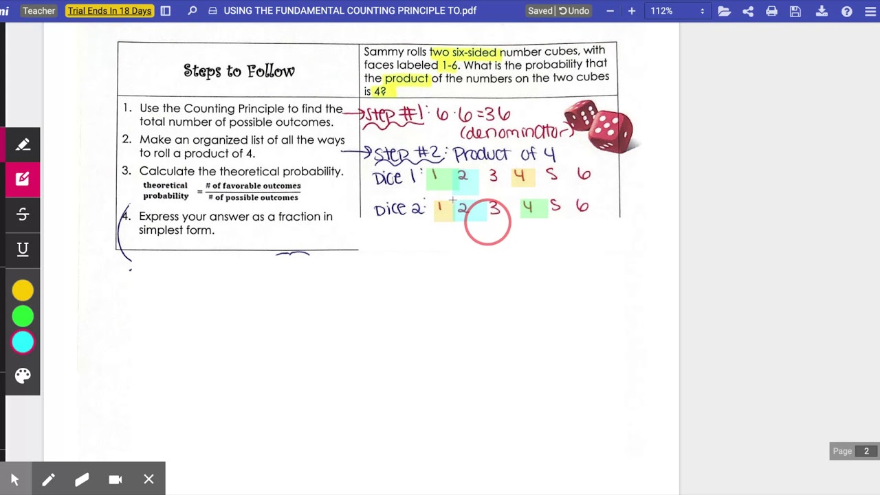 Ex 2: Fundamental Counting Principle & Probability - YouTube