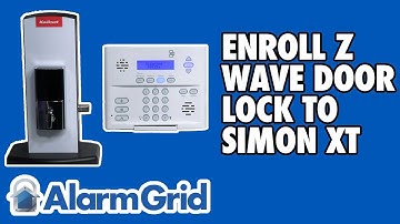 Enrolling a Z-Wave Door Lock to an Interlogix Simon XT