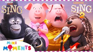 Every Sing Audition Ever   8 Minute Compilation  Sing U0026 Sing 2  Movie Moments  Mini Moments