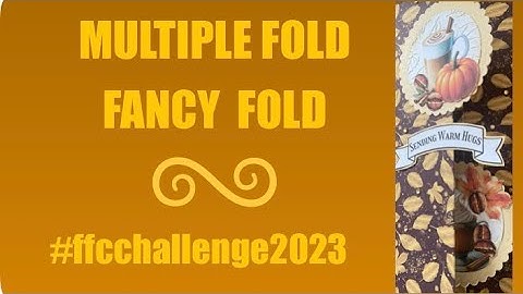 🌟Fancy Fold Challenge November🌟|Multiple Fold Card |#ffcchallenge2023 | #worldcardmakingday2025 