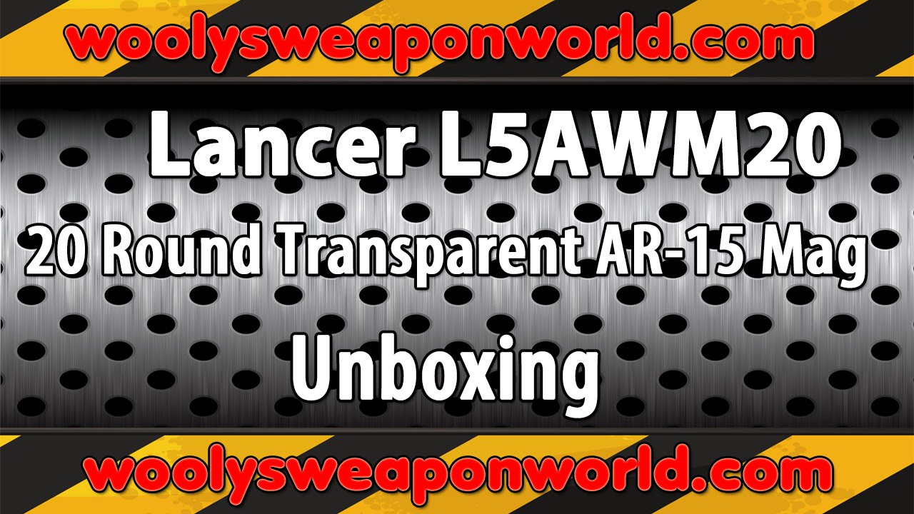 Lancer systems 20 Round translucent ar15 magazine