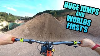 HUGE MTB JUMPS AND 2 WORLDS FIRSTS *STOKED*