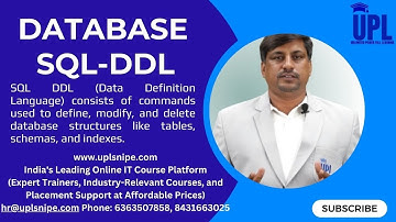 Video 4 SQL DDL