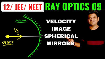 Velocity in Spherical Mirrors - Velocity Of Object & Velocity Of Image : RAY OPTICS : JEE/NEET