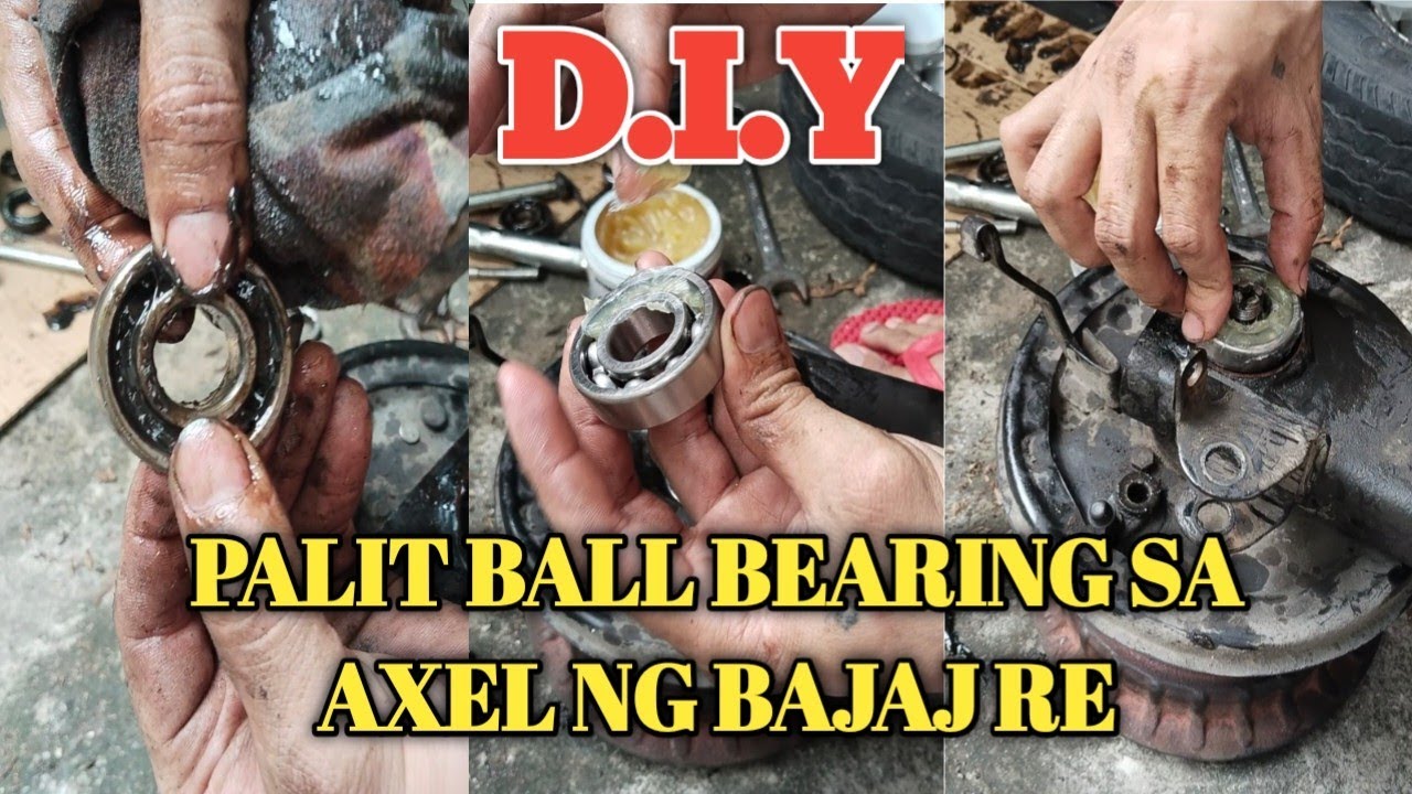 PAANO MAG PALIT NG BALL BEARING SA AXEL NG BAJAJ RE/ROMEO OSCAR PH. #diy #bajajre #tutorial 