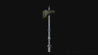 Heroic 3D Model of Hammer of Justice for Paladin Warriors