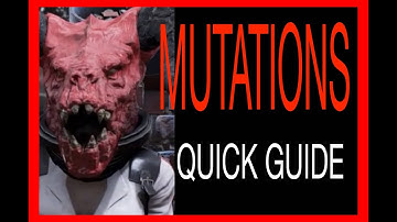 QUICK GUIDE: MUTATIONS Fallout 76 how to get mutations how to keep mutation perk cards FO76