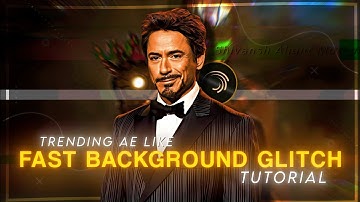 Trending AE Like Background Fast Zoom Glitch Tutorial (+preset) In Alight Motion ||