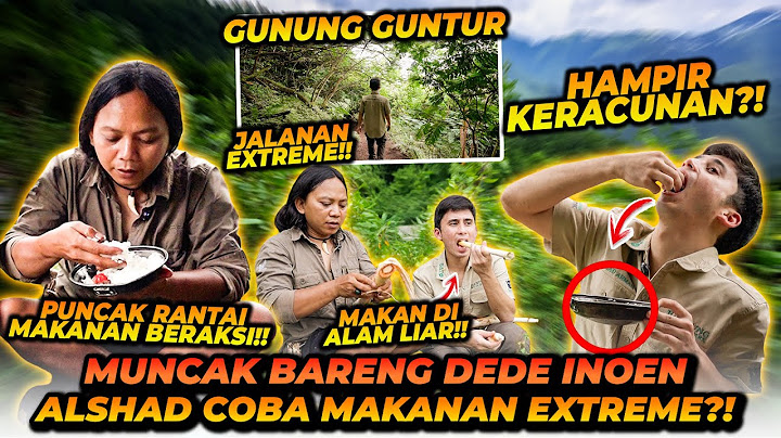 DIAJAK DEDE INOEN KE GUNUNG ! MAKAN MAKANAN MENTAH YANG NEMU DI HUTAN ! ALSHAD K3RACUNAN ??