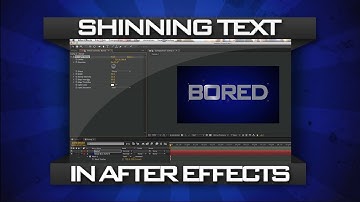 Shining Text (CC Light Sweep) in After Effects CS6