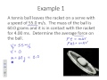 Momentum and Impulse Quiz