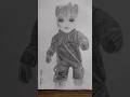 Groot drawing by akshay artist art drawings sketch cartoondrawing artwork shorts