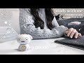 2 Hours Study with me｜地道でも､自分のペースで ⟡. Pomodoro 25/5 ×4｜timer & bgm〇
