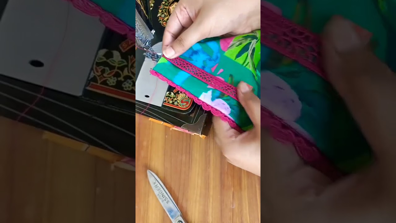 کپڑے کاٹے بغیر جوائنٹ لیس لگائیں||Without cutting joint lace 2025  