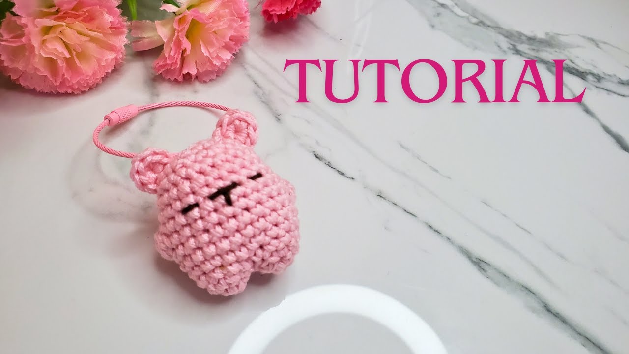 Mini amigurumi / Mini oso a crochet / llavero a crochet