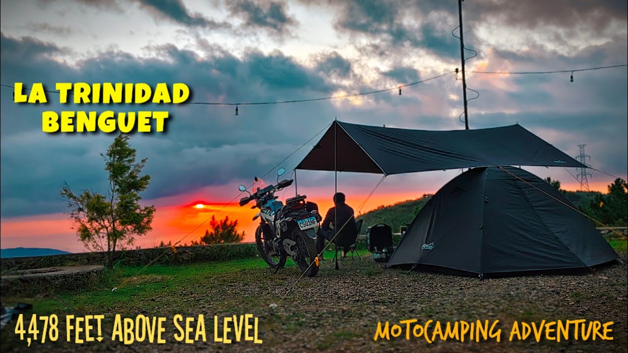 LA TRINIDAD BENGUET RIDE & HIGHLAND MOTOCAMPING, COLD NIGHT SILENT VLOG
